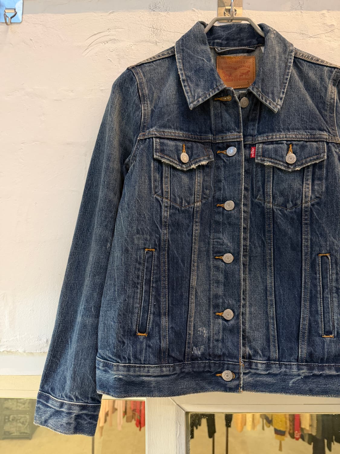 Levis 리바이스 데님 트러커 자켓 우먼 S 상품이미지3