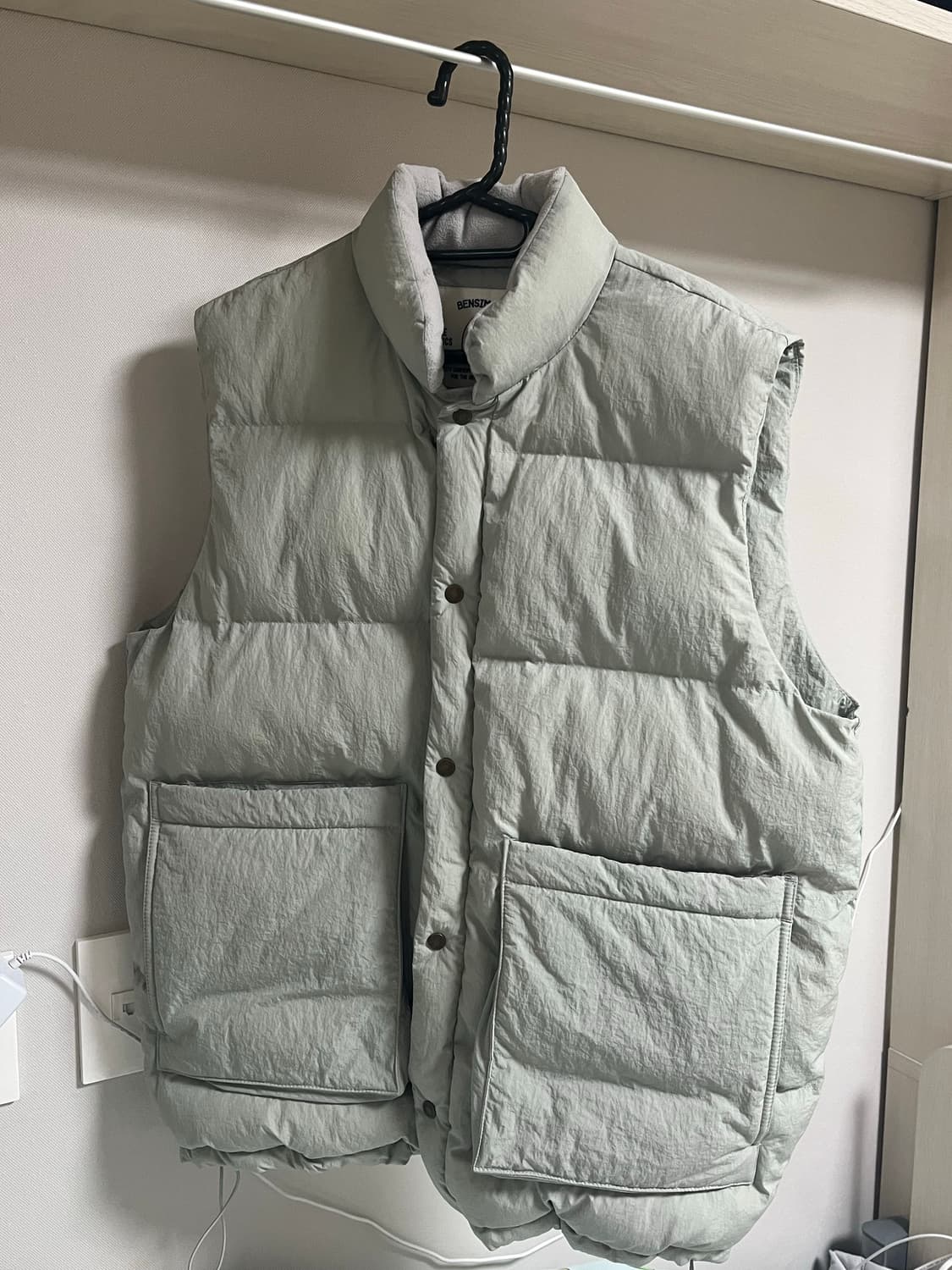 벤시몽 패딩 조끼 그레이 상품이미지1
