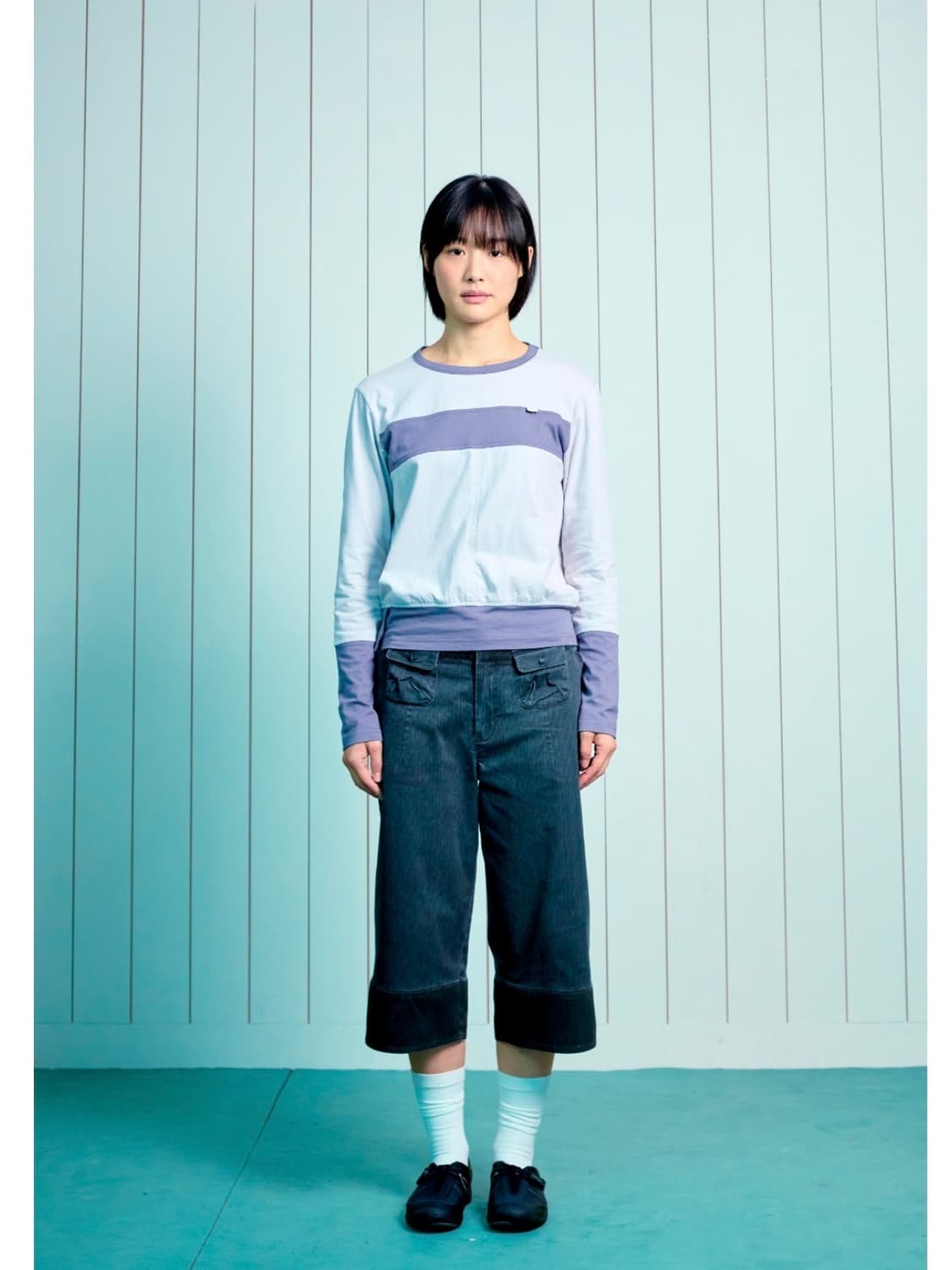 더콜디 카프리팬츠 차콜 mini pocket capri pants (s) 상품이미지1