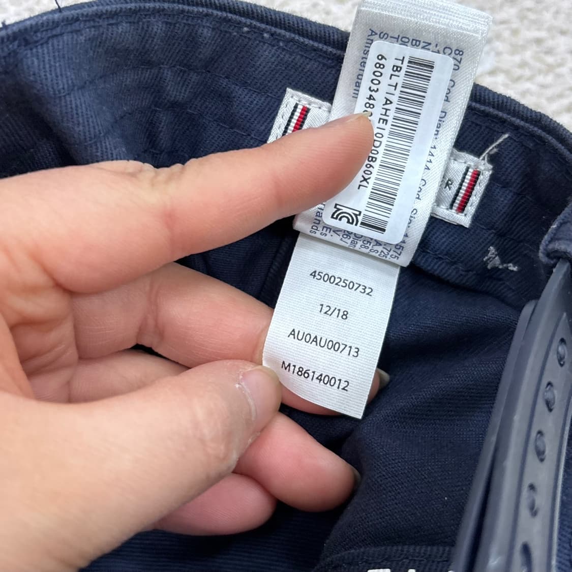 L 타미힐피거 클래식 네이비 볼캡 0323E 상품이미지8