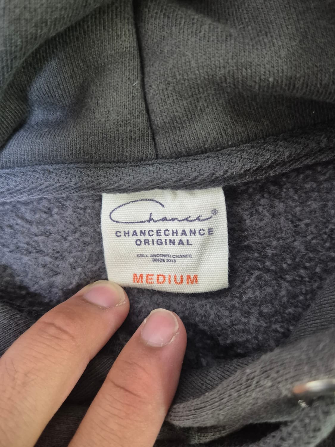 챈스챈스 CEC HOODIE(Charcoal/기모) 상품이미지3