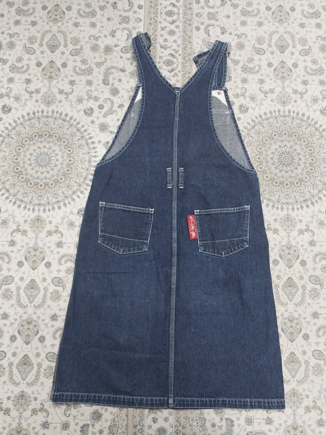 올리브 데 올리브 데님 멜빵 치마 청멜빵 스커트 (29-32) 상품이미지2