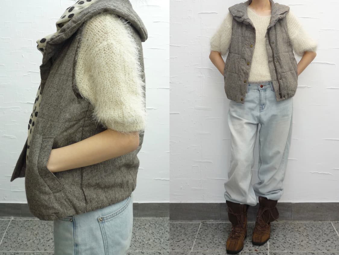 Luna collar vest 상품이미지2