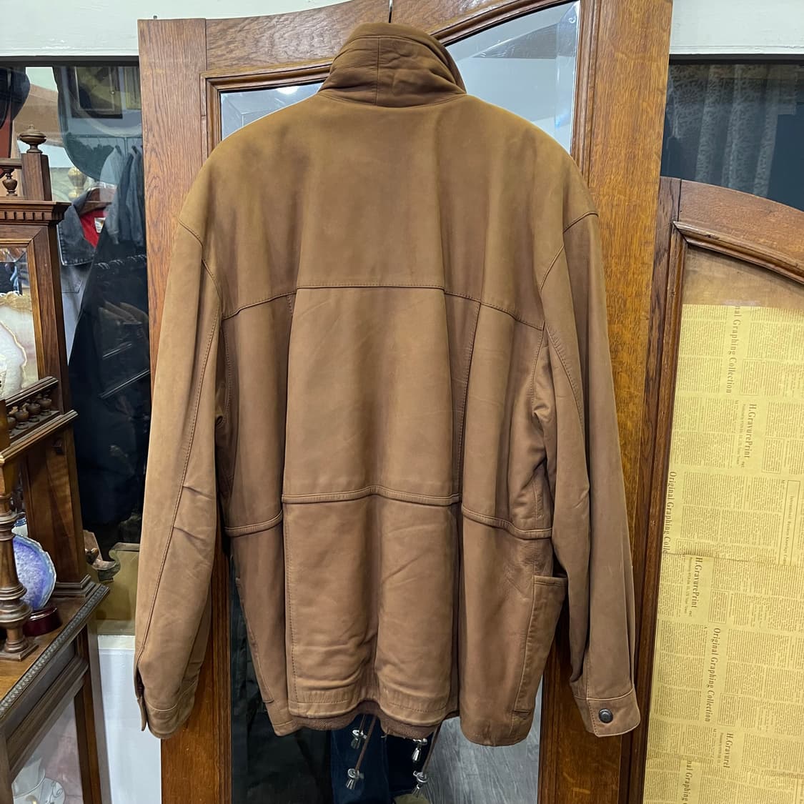 Vintage TORRAS 레더 카코트 상품이미지9