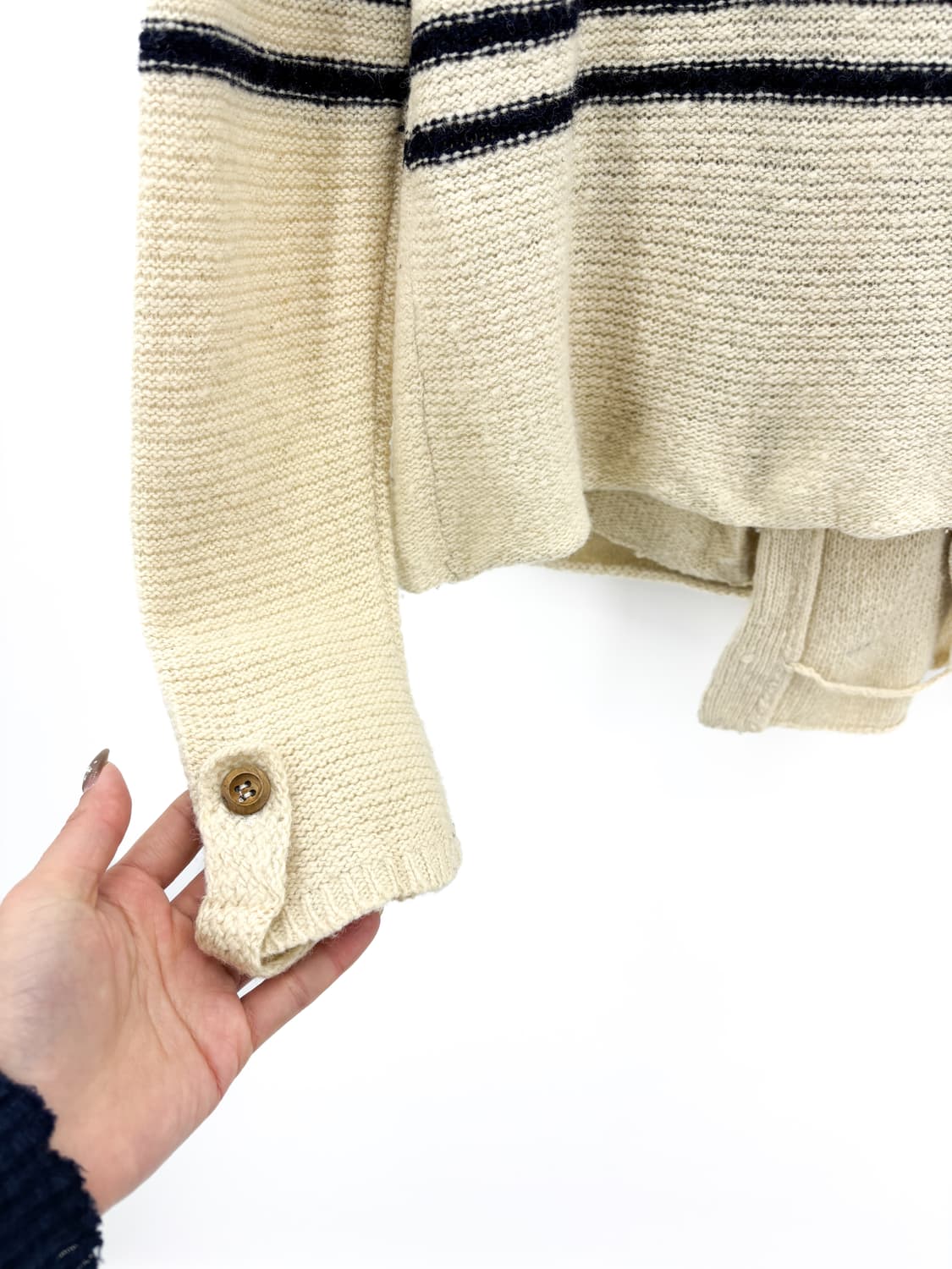 빈티지 스트라이프 울 가디건 상품이미지10