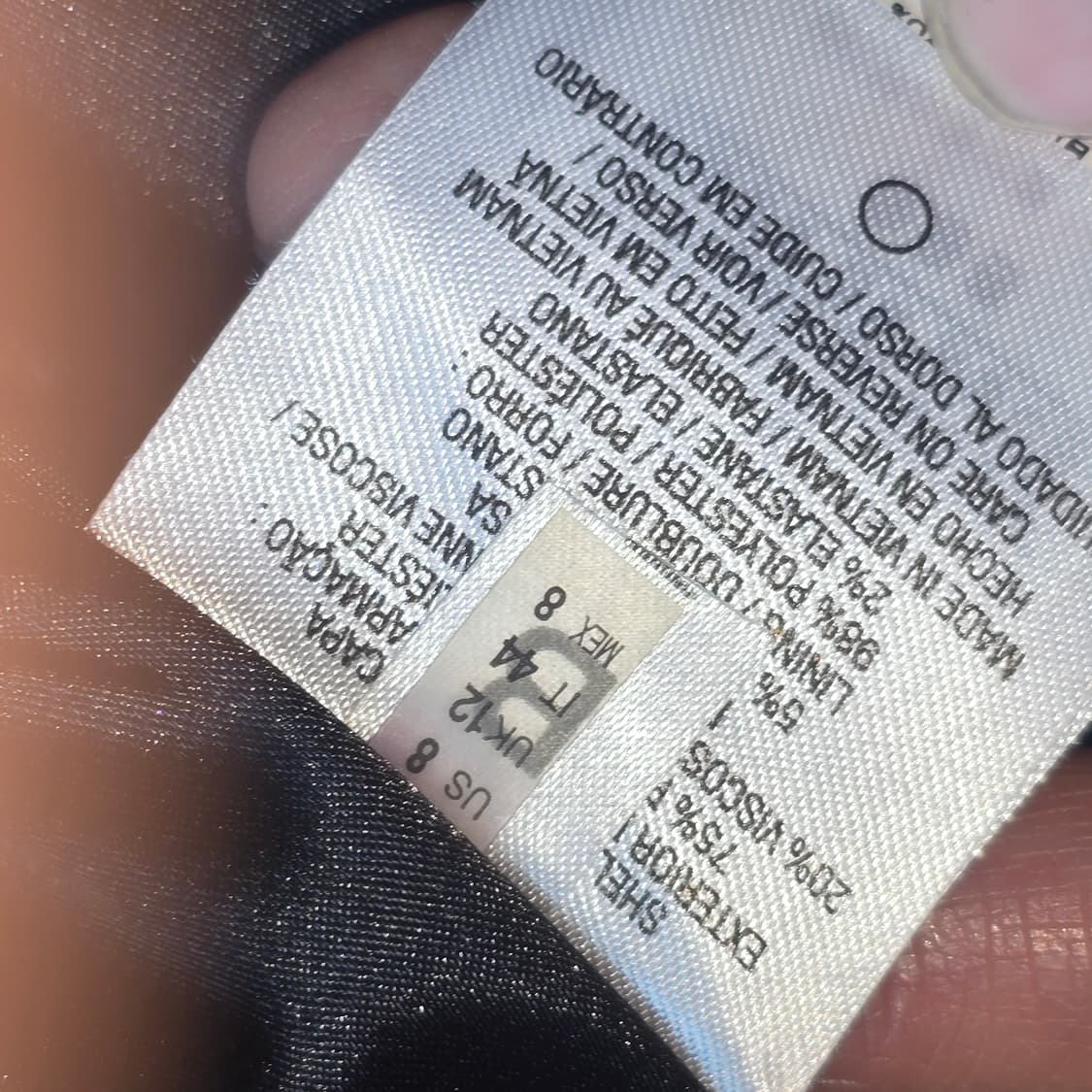 TAHARI 블랙 롱 원피스 지퍼 스타일 상품이미지8