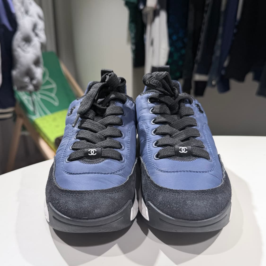 (A/36) / 샤넬 믹스드 파이버 스니커즈 상품이미지3