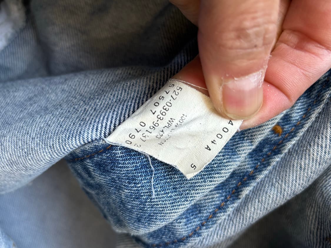 90s 리바이스 오렌지탭 데님트러커 4rd 상품이미지8