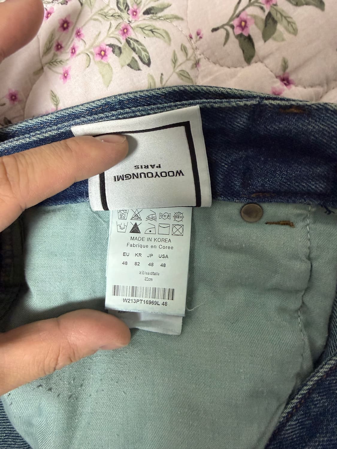 우영미 21FW 스트레이트 데님(청바지) 48사이즈 상품이미지5