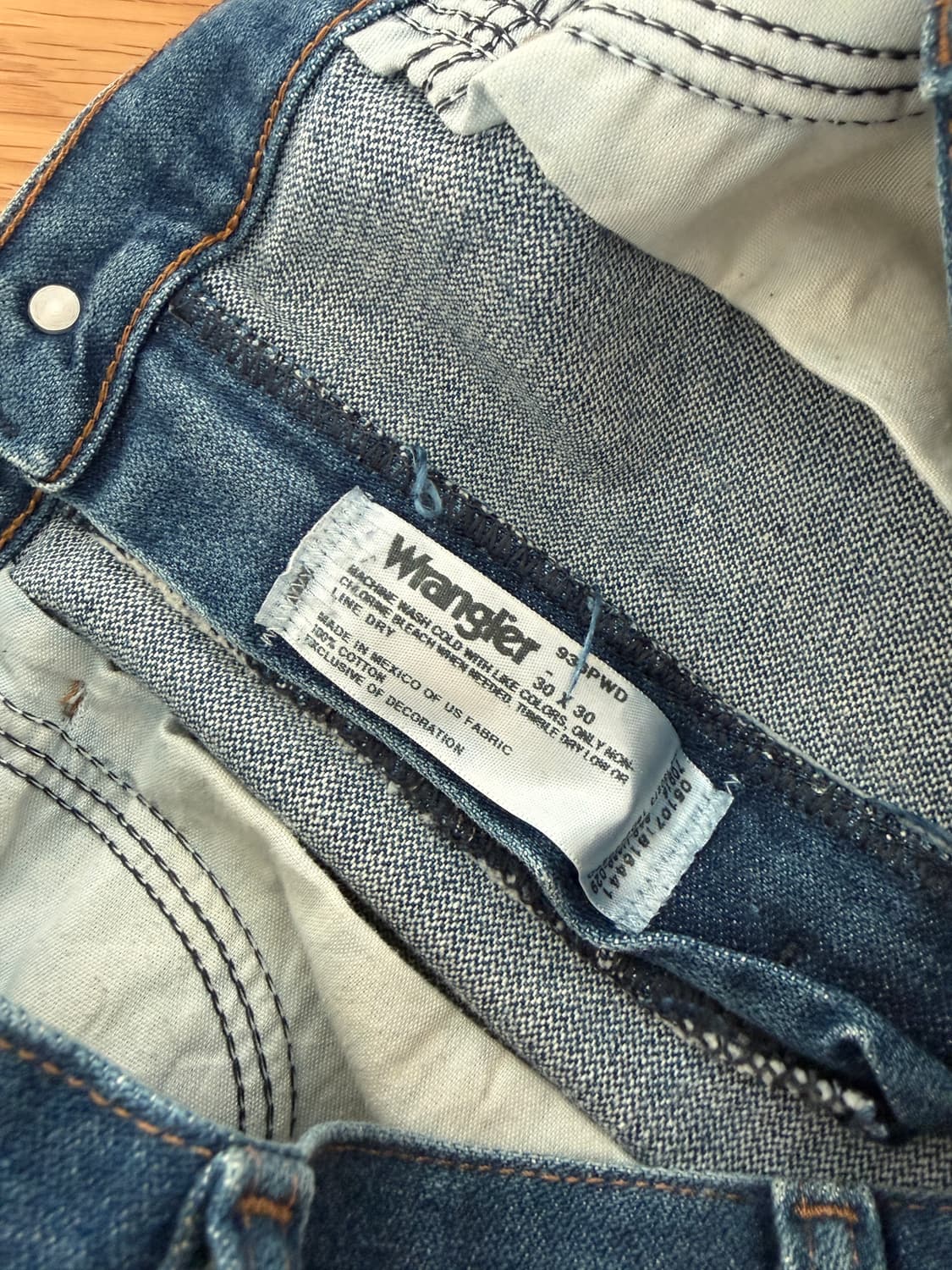 올드 랭글러(Wrangler) 데님 팬츠(MEXICO) 상품이미지8