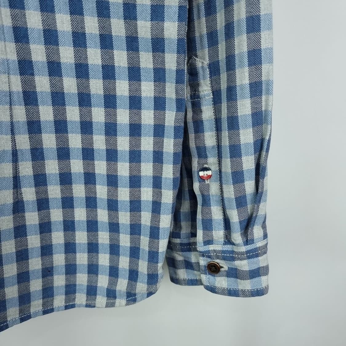 [타미힐피거] 로고 자수 체크 셔츠 M19773 상품이미지6