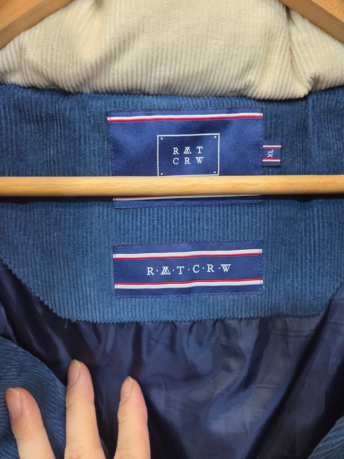 로맨틱크라운 헤비 코듀로이 패딩 xl 상품이미지3