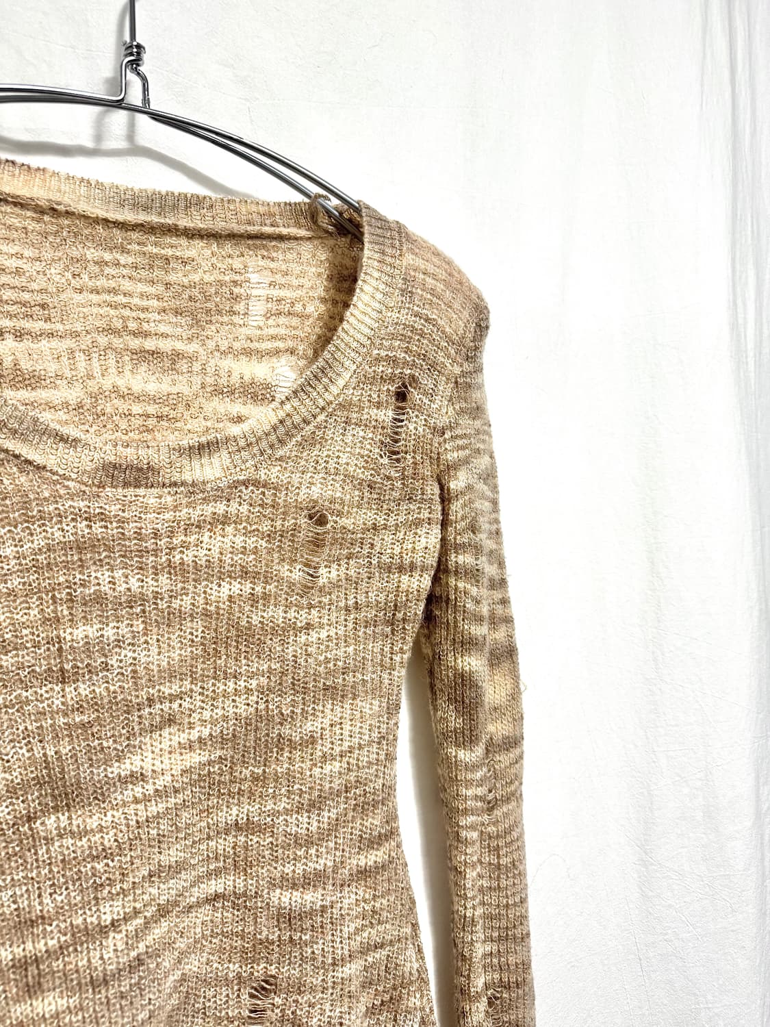 Damaged knit top 상품이미지2