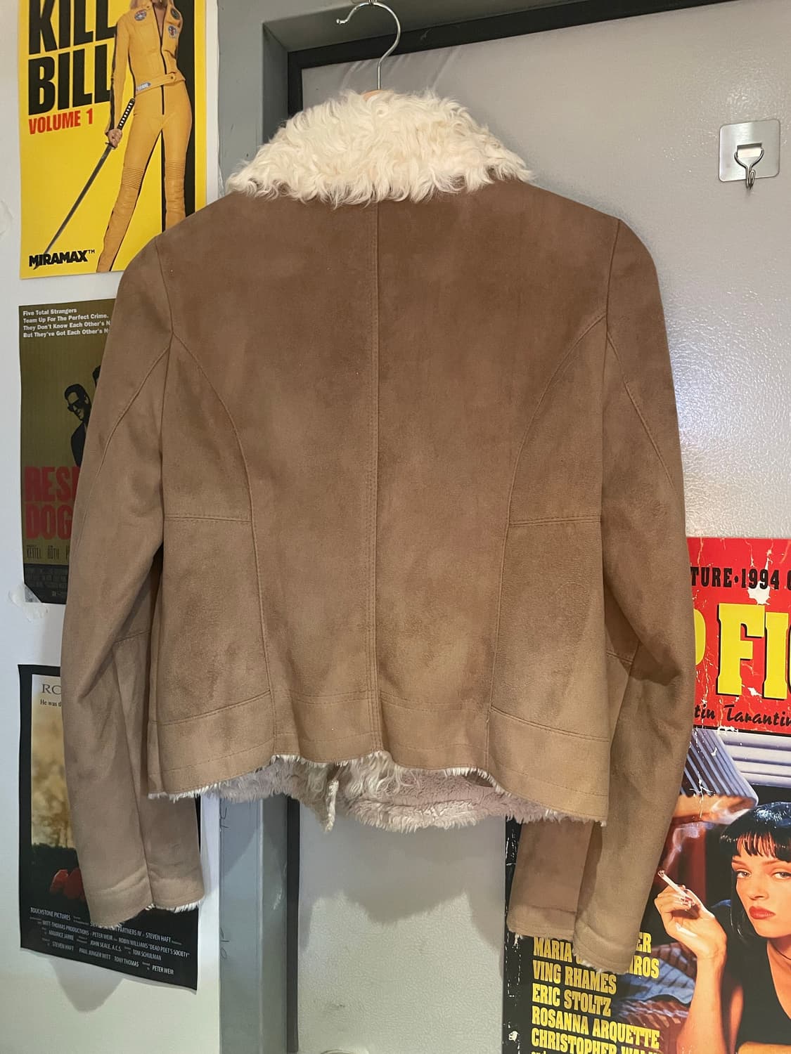 베네통 양털 무스탕 자켓 상품이미지3