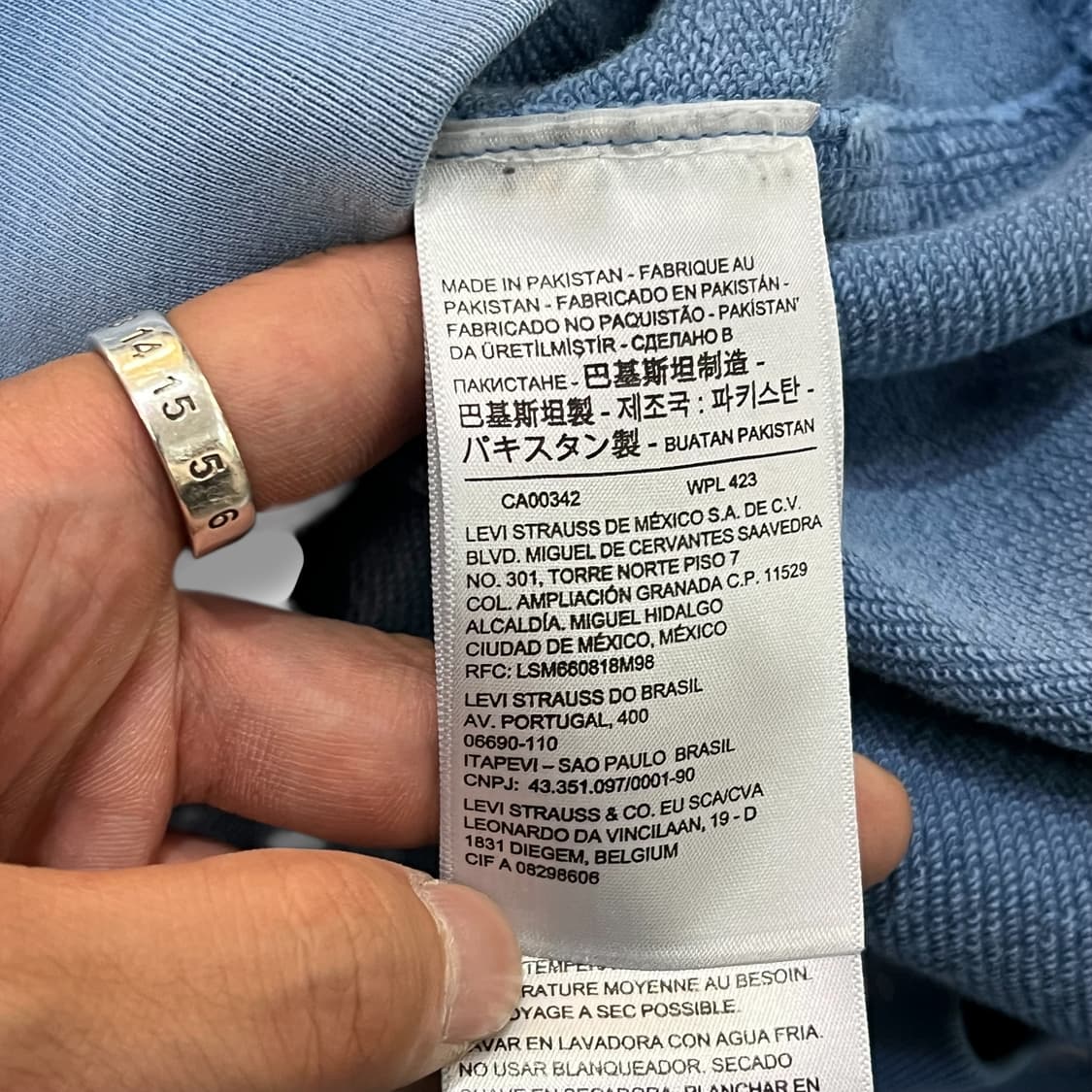  리바이스 피그먼트 후드티 y12568 상품이미지7