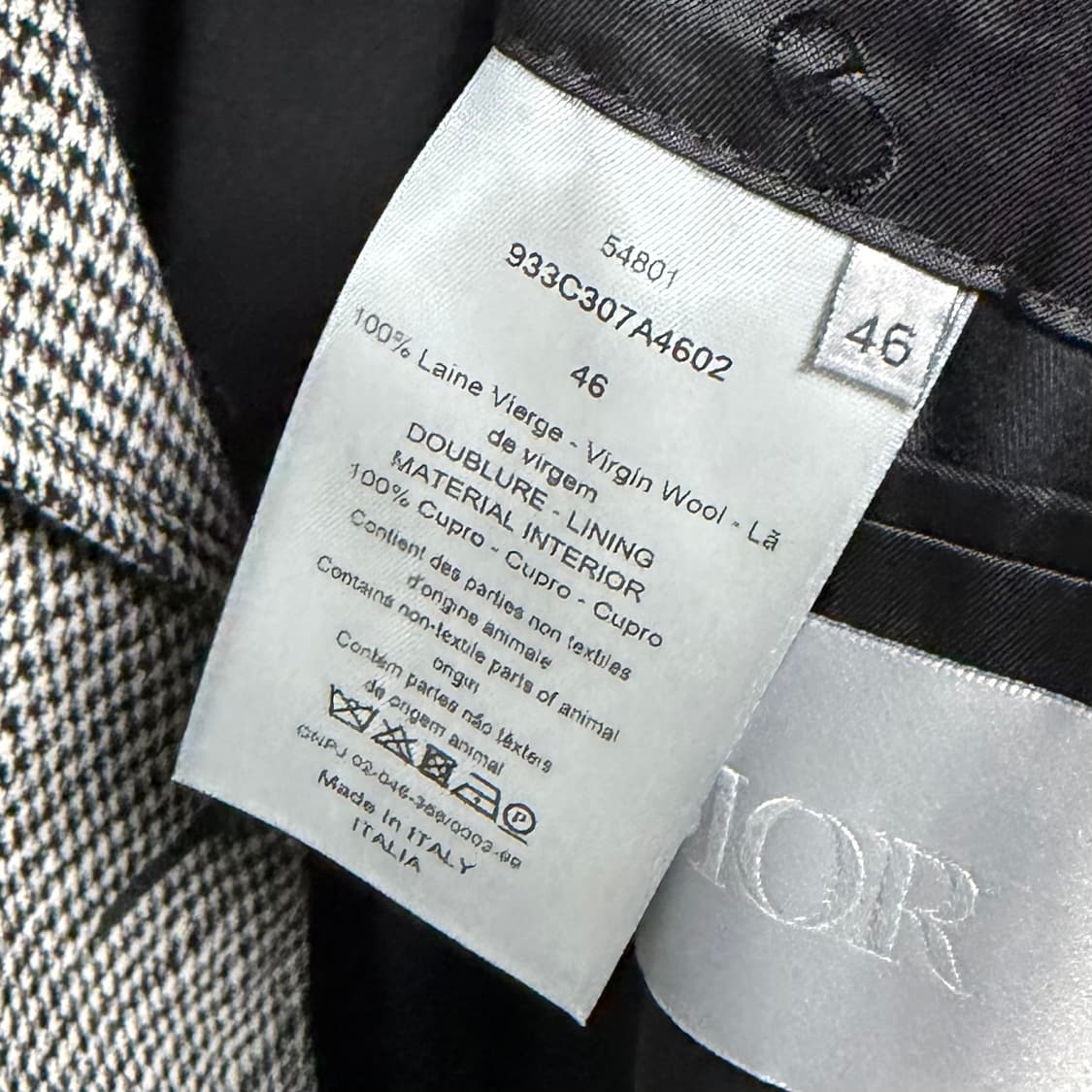 [S+급/46] 디올 큐프라 울 롱 코트 자켓 상품이미지7