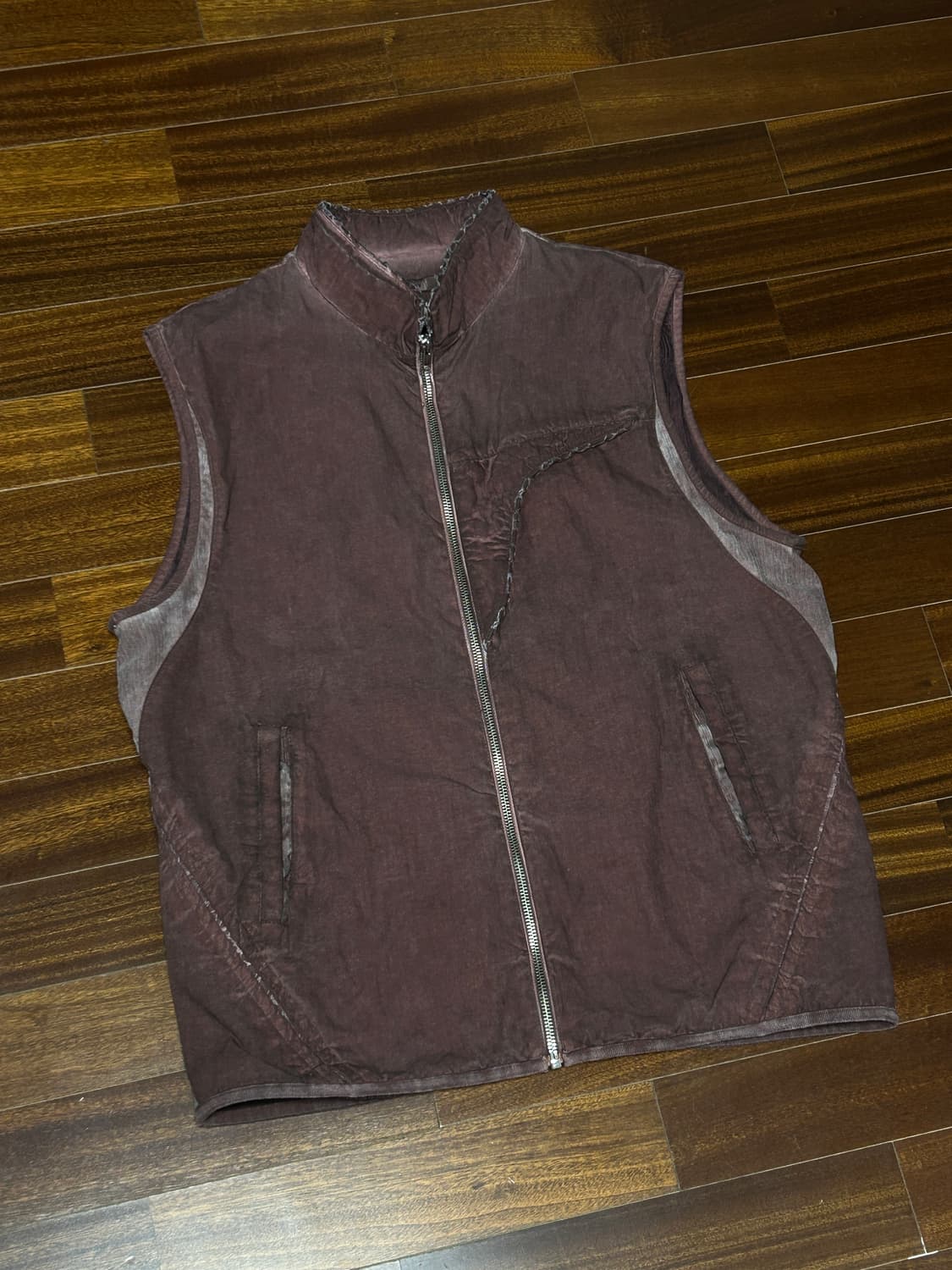 Xlim EP.3 01 VEST-BURGUNDY 3size 상품이미지1
