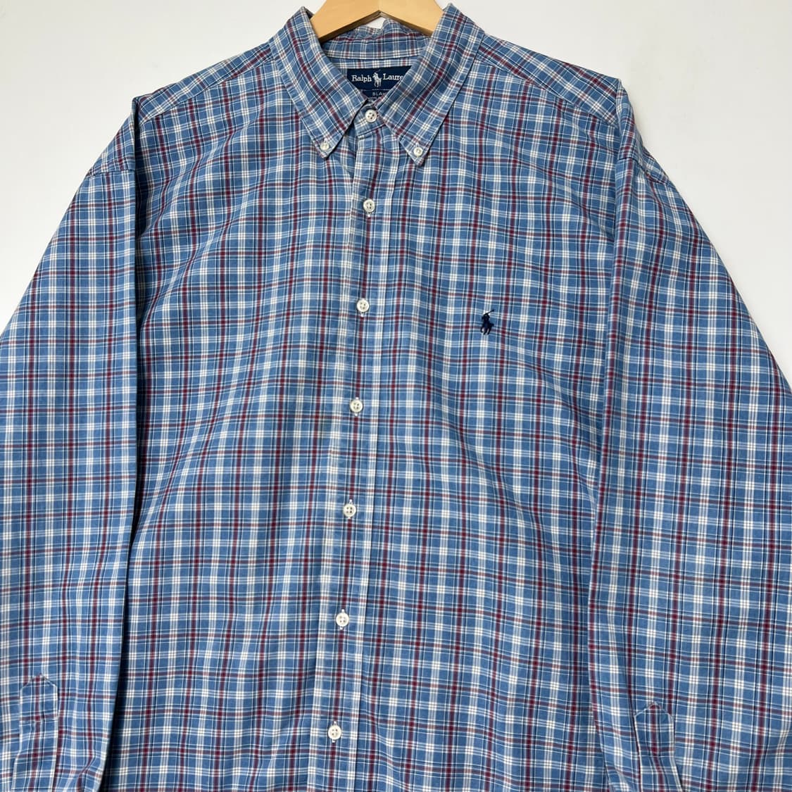 폴로 랄프로렌 미국 파머 체크 셔츠 상품이미지7