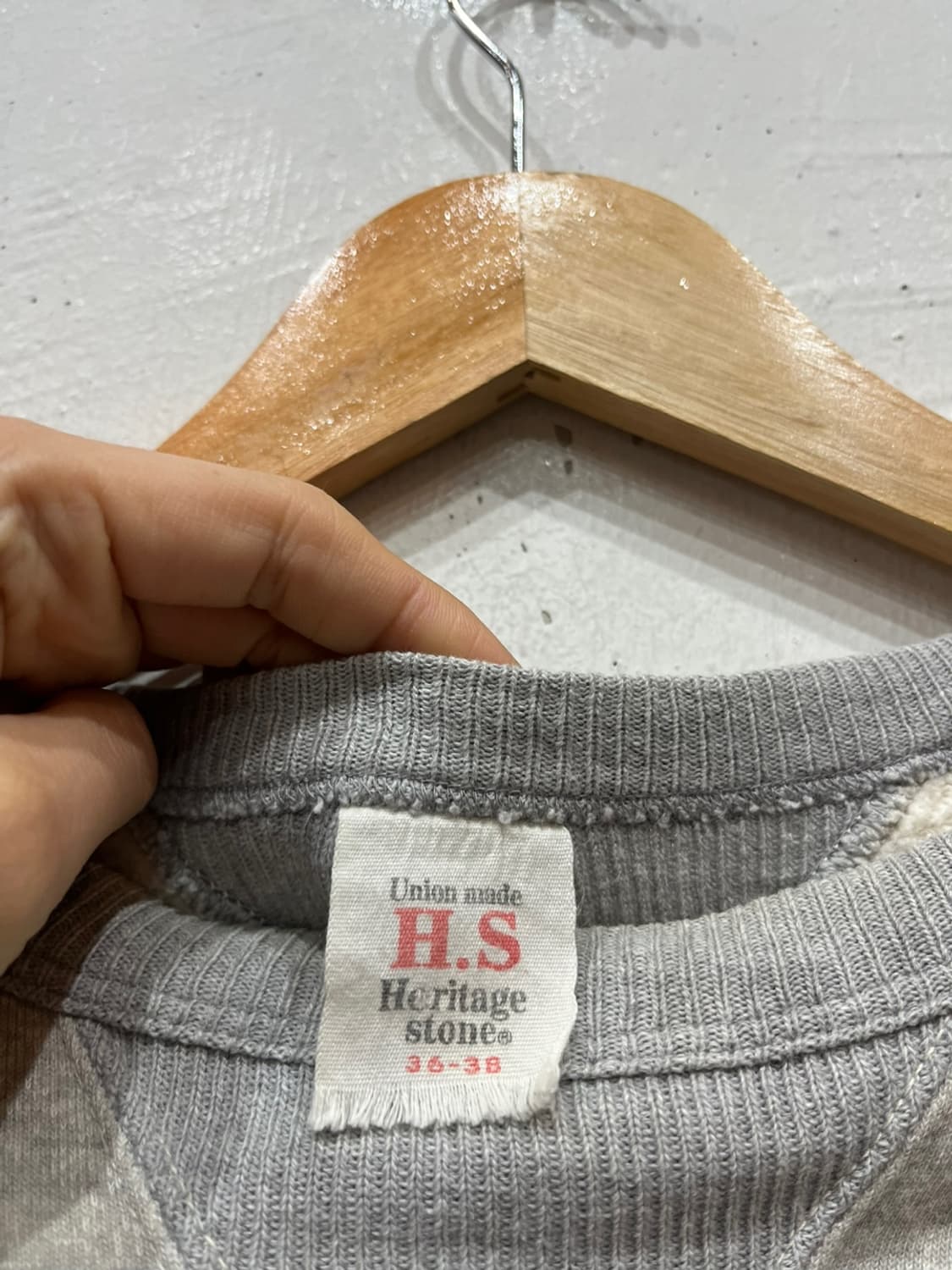 헤리티지 스톤 아메카지 밀리터리 맨투맨 스웻셔츠 Made in JAPAN 상품이미지5