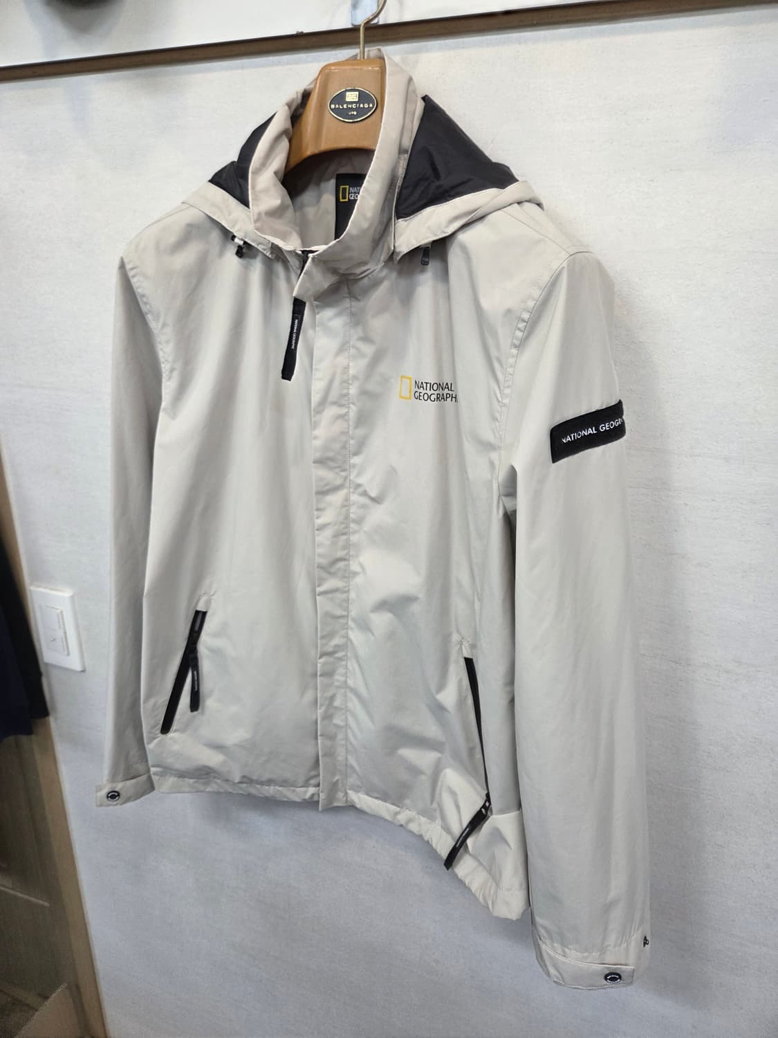 내셔널지오그래픽 베이직 바람막이 후드자켓 xl 상품이미지5