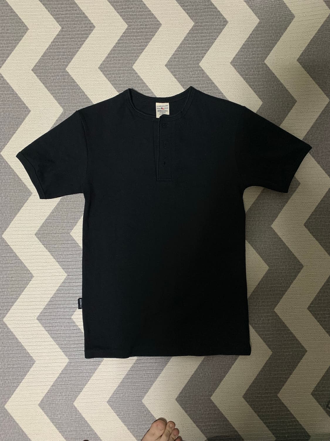 아비렉스 헨리넥 티셔츠 상품이미지1