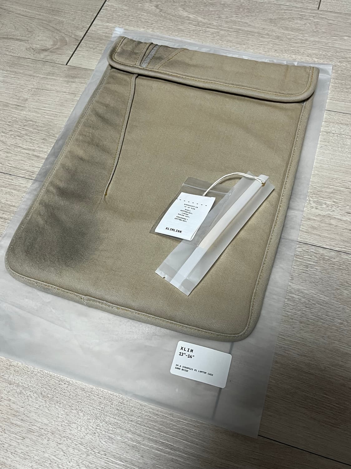 [13-14인치] xlim 노트북 파우치 (sand beige) 상품이미지2