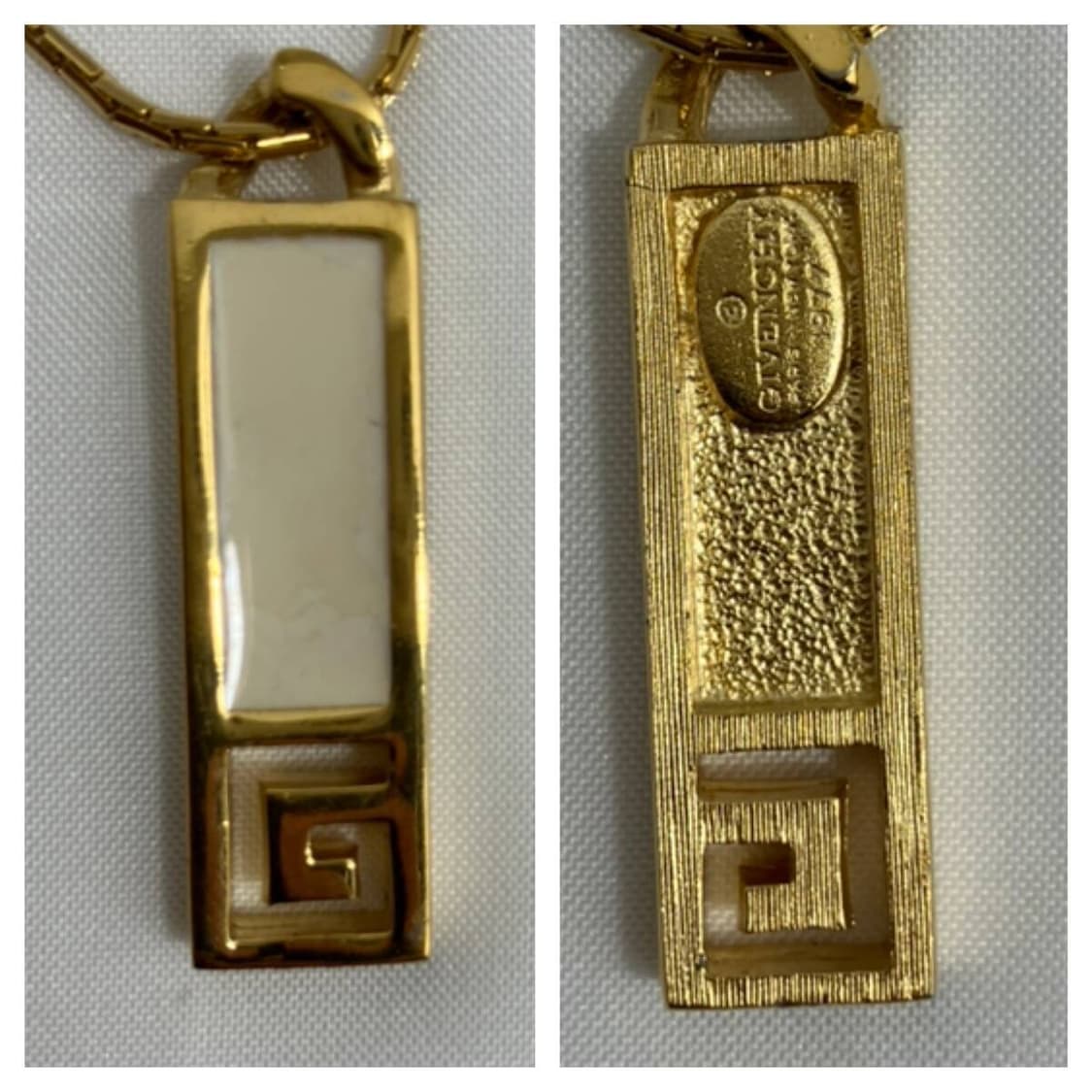 1970s Givenchy G Logo Necklaece 상품이미지3