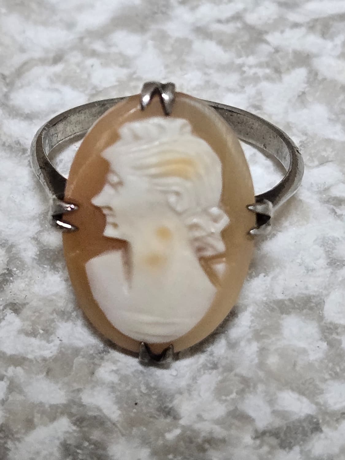 빈티지 쉘 카메오 실버 링
클래식 여성 초상 반지 14호 상품이미지6