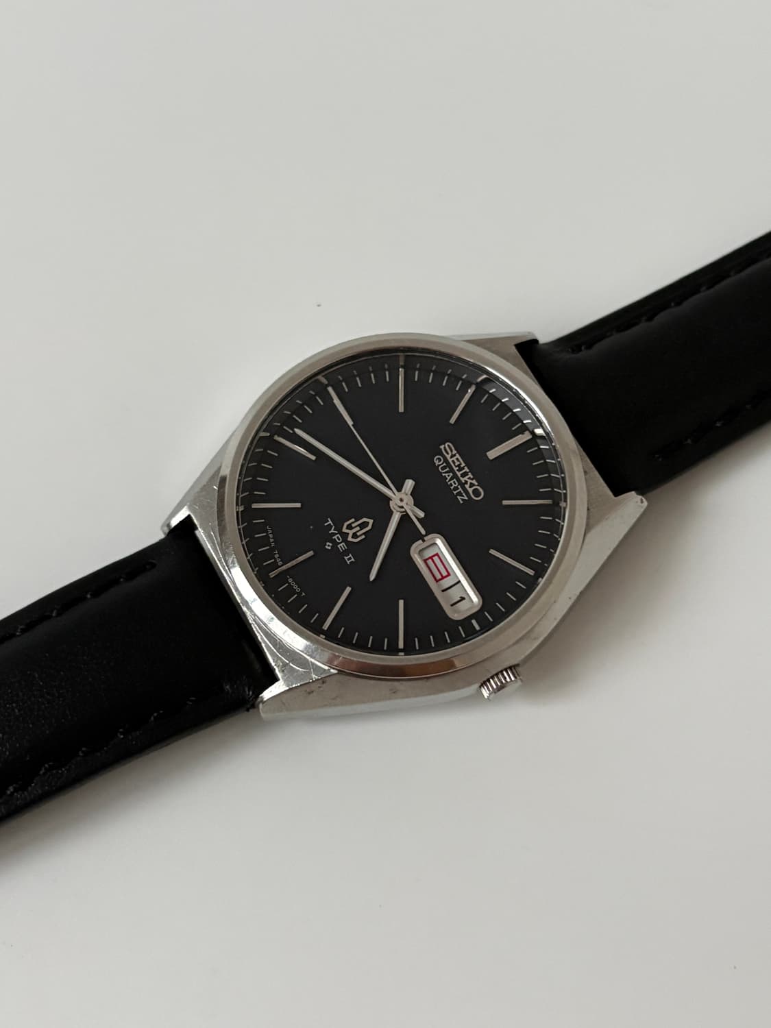 1970s TYPE2 Navy Dial Silver Quartz 상품이미지4