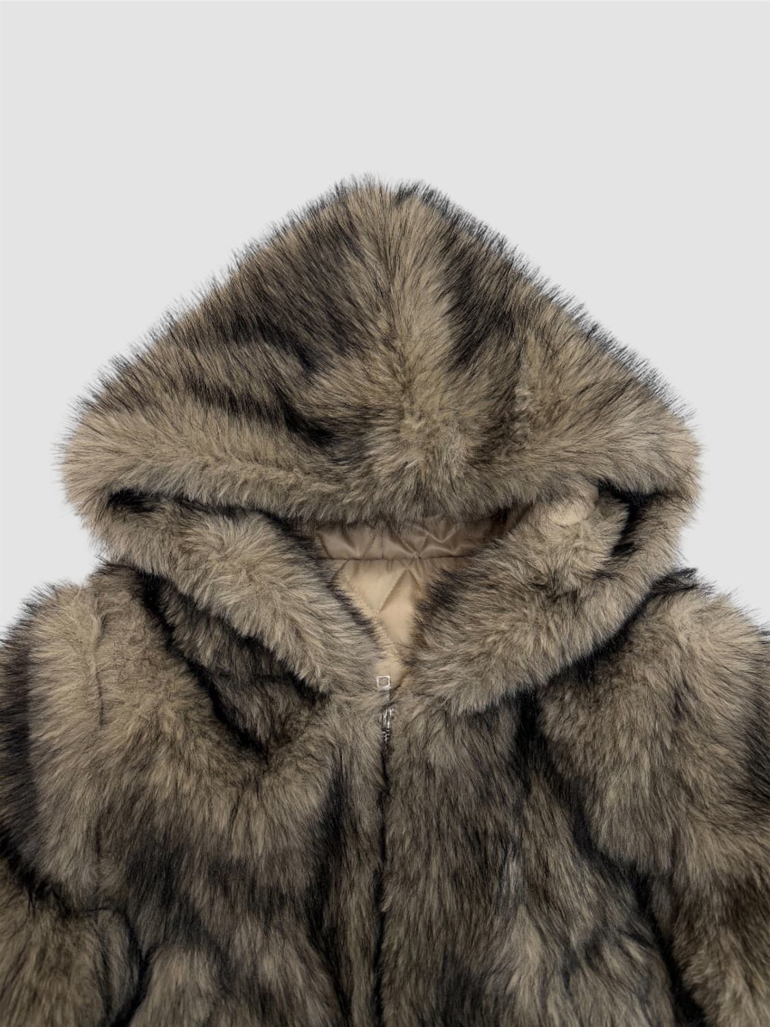 blobby 누빔 후드 퍼자켓 unisex 상품이미지6