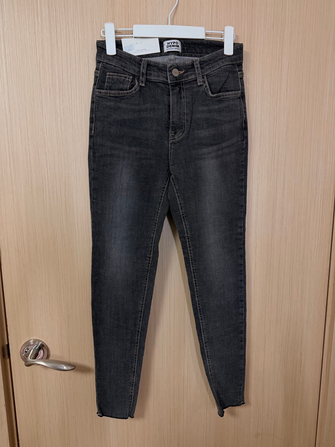 택O,M사이즈) 히프나틱 골반빈티지흑청 스키니 데님팬츠 상품이미지4