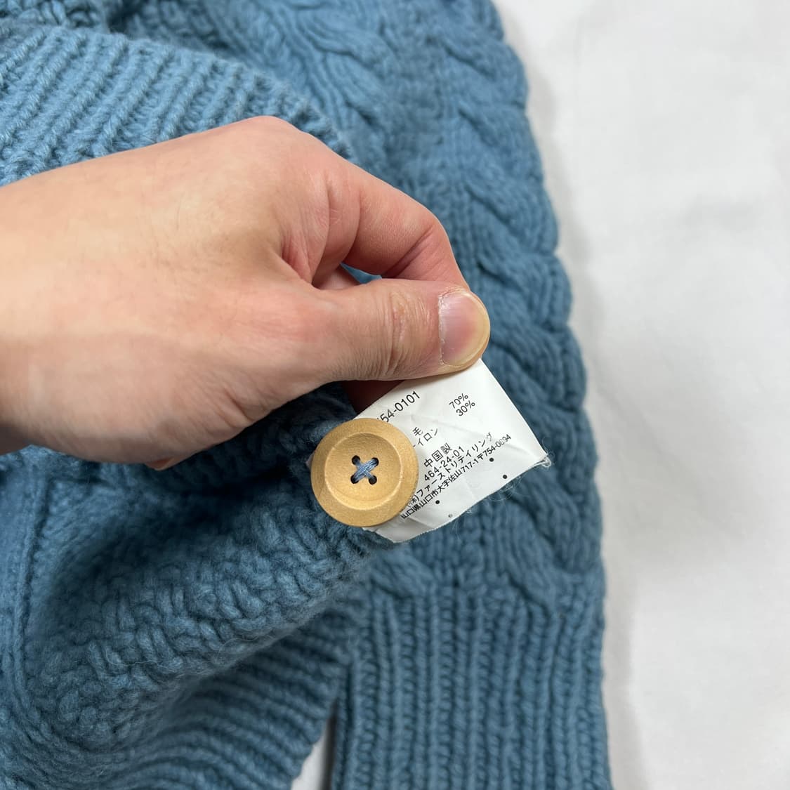 90’s 유니클로 uniqlo 헤비 울 니트 가디건 상품이미지6