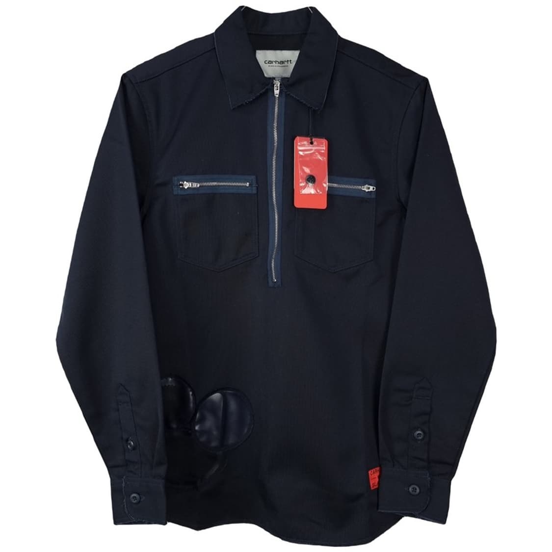 [칼하트 X 슬램잼 ](새상품)하프 집업 풀오버 셔츠 네이비 P01413 상품이미지2