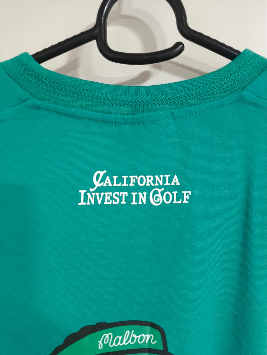 L 말본 반팔티셔츠 그린 골프백 상품이미지2