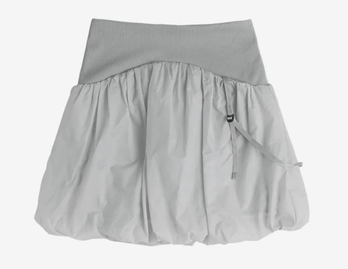 24FW 오호스 리버시블 패디드 스커트 그레이 1 상품이미지1