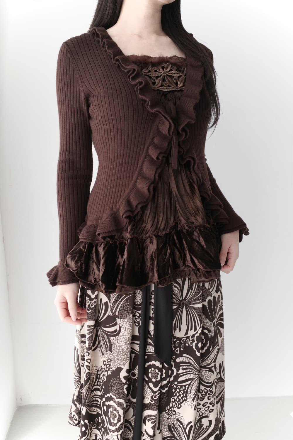 frill cardigun 상품이미지7