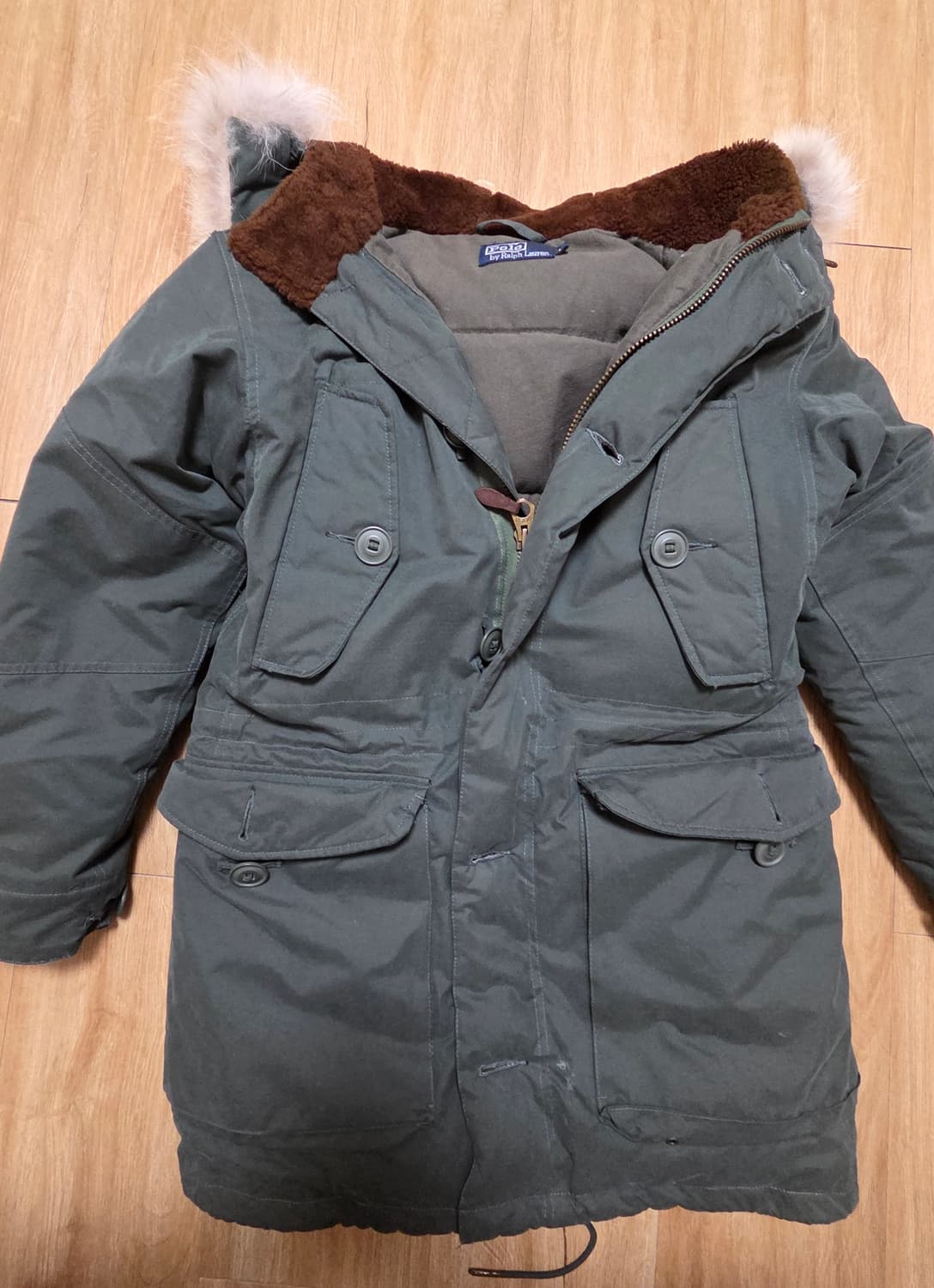 폴로랄프로렌 n3b 밀리터리 덕 다운 야상 점퍼 파카 상품이미지1