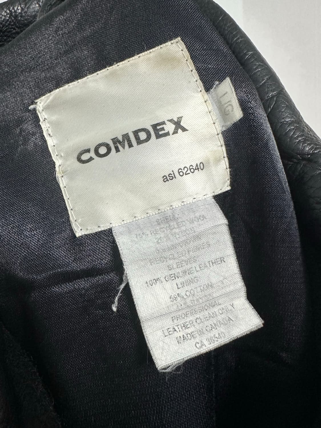 컴덱스 COMDEX 20주년 울 레더 바시티자켓 상품이미지3