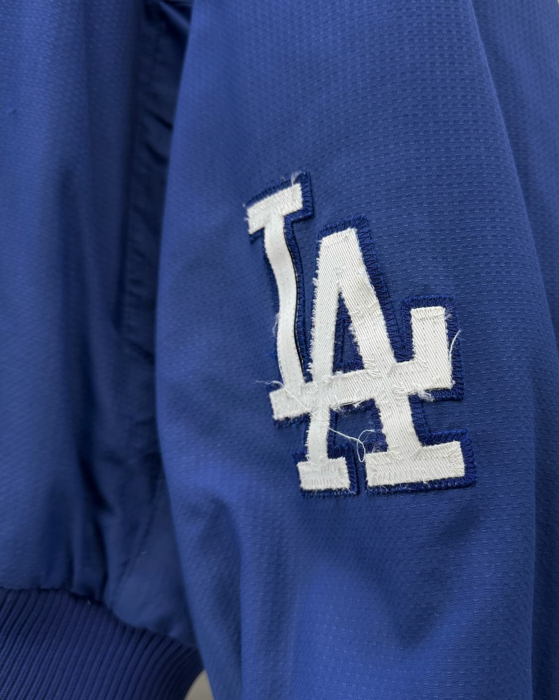 마제스틱 00s LA 다저스 후리스 패딩 점퍼 자켓 블루 상품이미지5