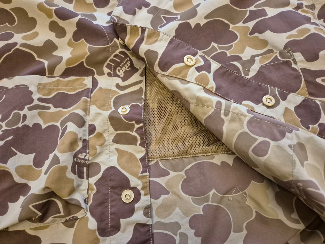 그립스와니 덕카모 나일론 베이스볼 셔츠 상품이미지2