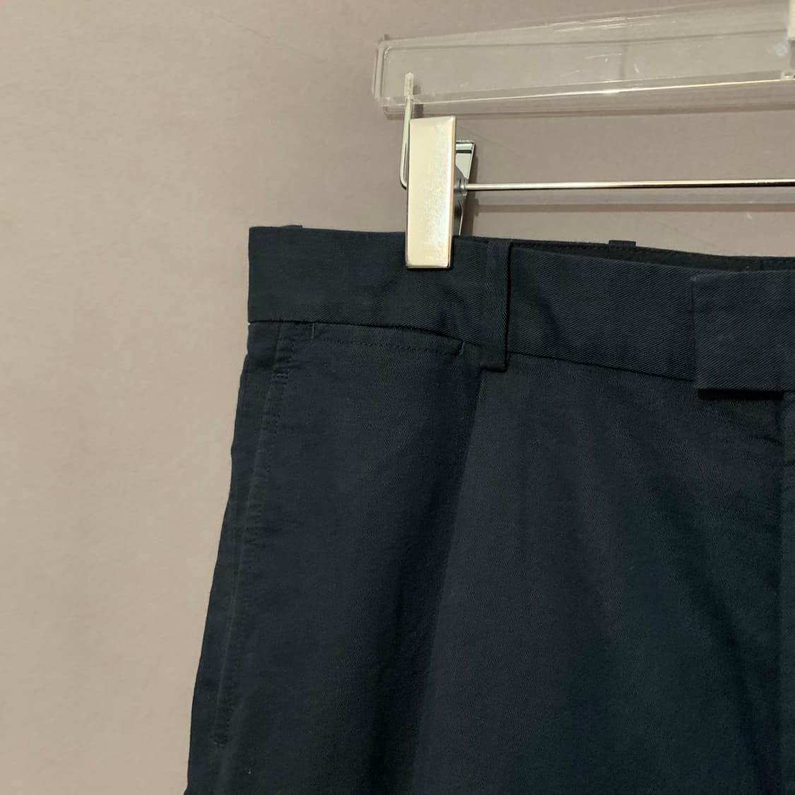 34인치 COS 코스 원턱 린넨 세미 와이드 팬츠 바지 상품이미지3