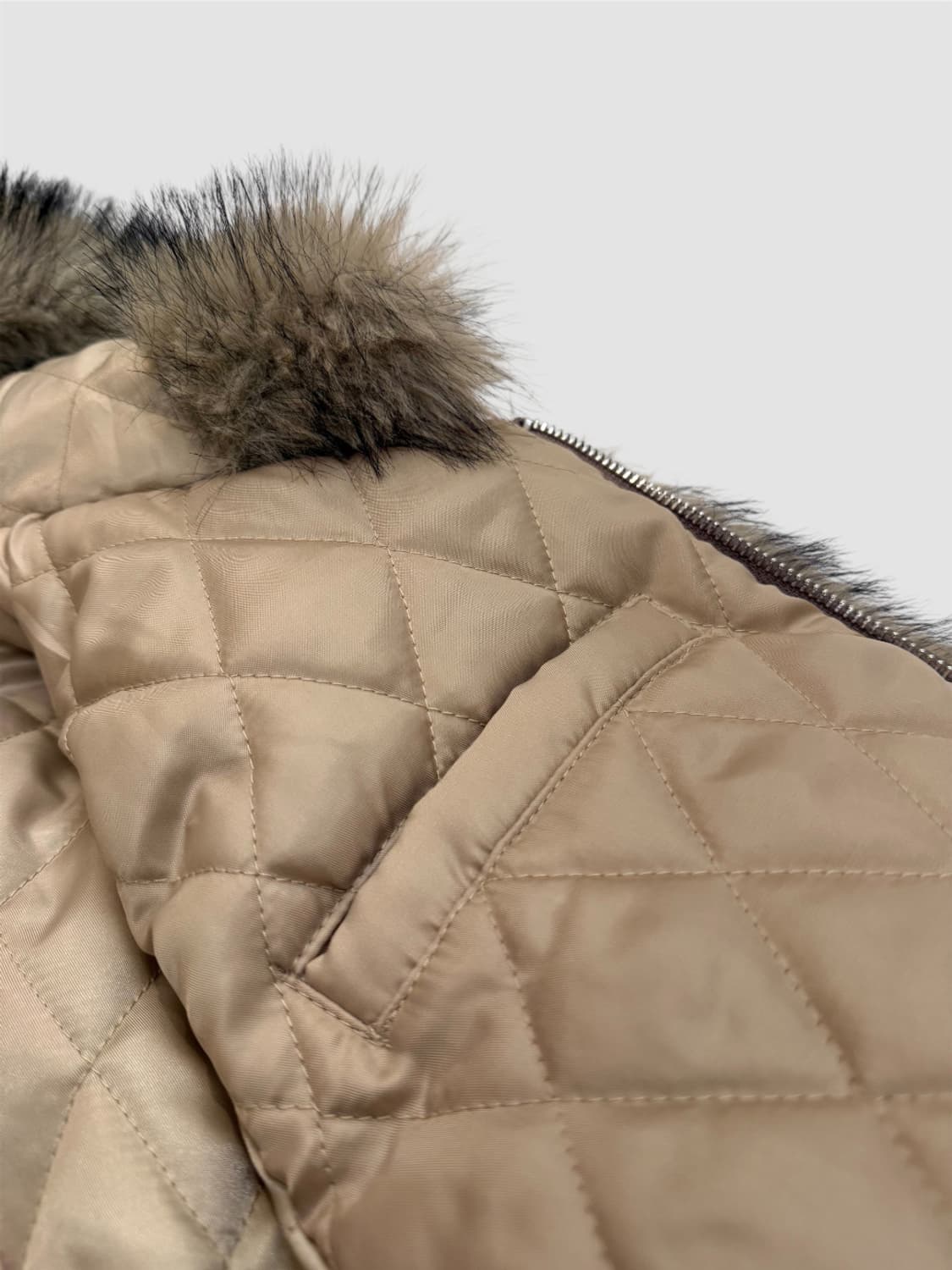 blobby 누빔 후드 퍼자켓 unisex 상품이미지9