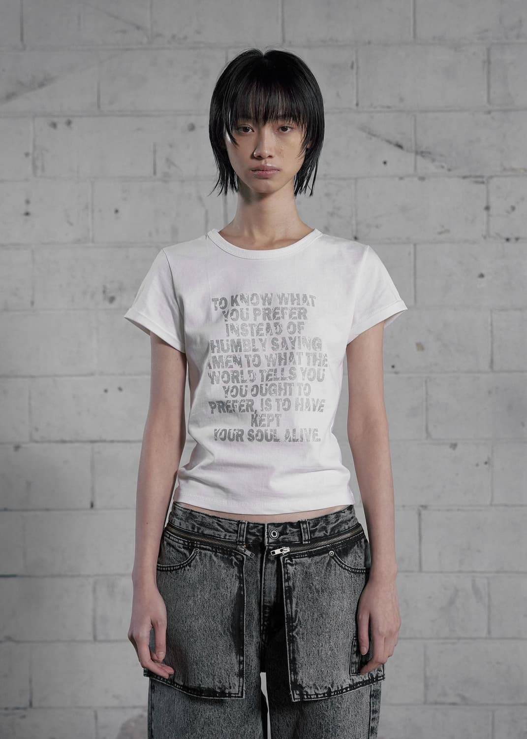 SILVER PAINTING T, IVORY 상품이미지2