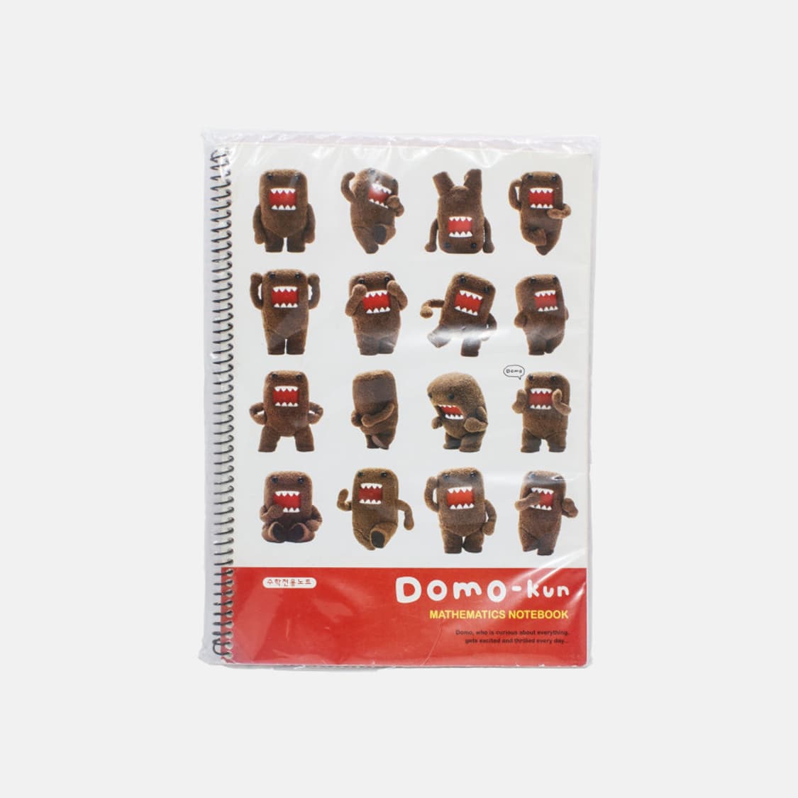 도모군 고전 문구 스프링 노트 빨강 상품이미지1