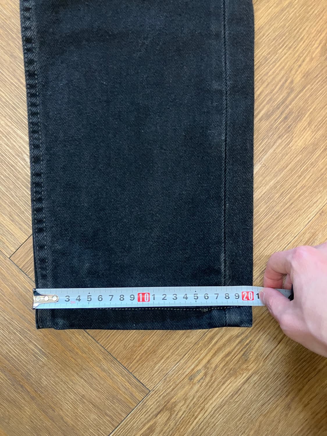 N8 리바이스 505 블랙 데님팬츠 청바지 상품이미지7