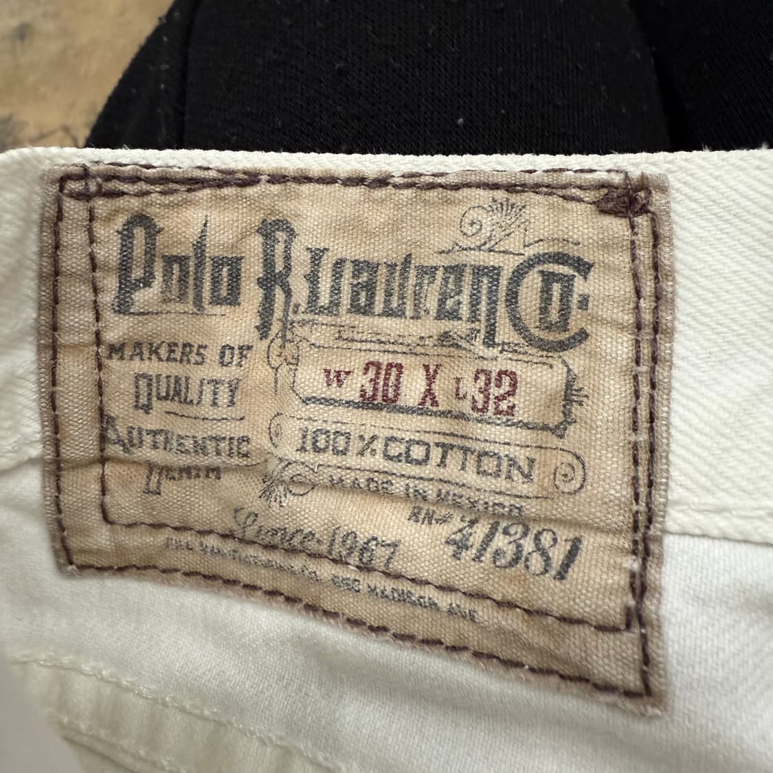 [정품/30] 폴로 랄프로렌 화이트 데님 팬츠 b17 상품이미지4