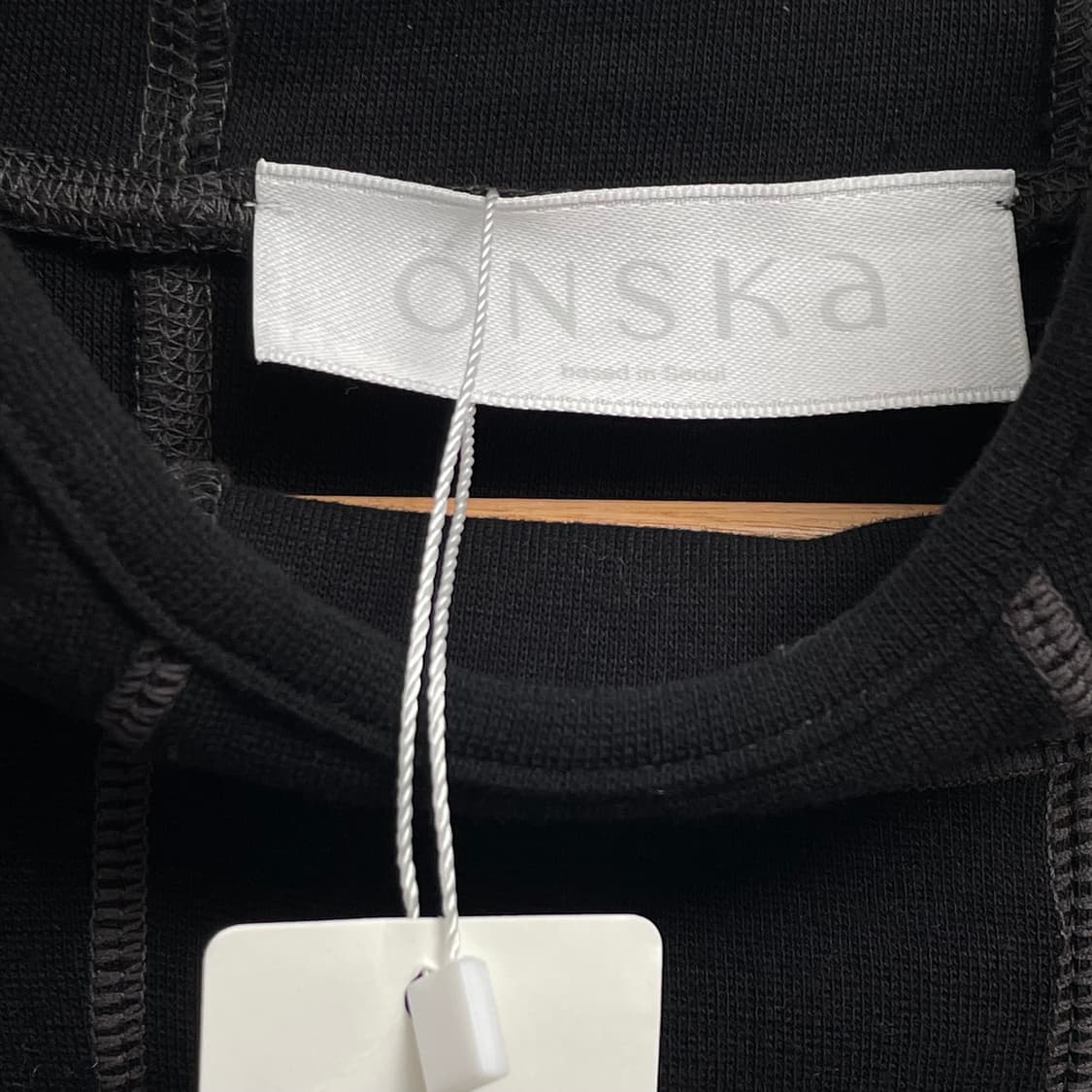 [9만원대 새상품] onska 온스카 후디 롱 슬리브 레이어드티 상품이미지10