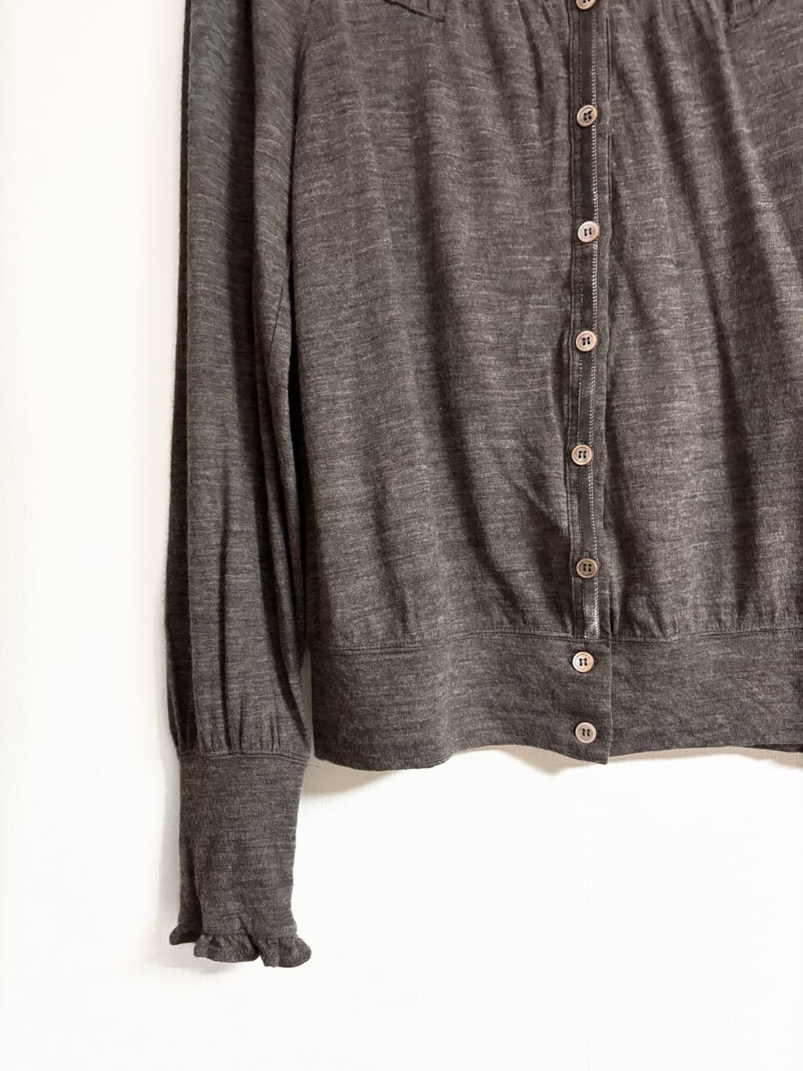 츠모리치사토 울 블라우스 상품이미지3