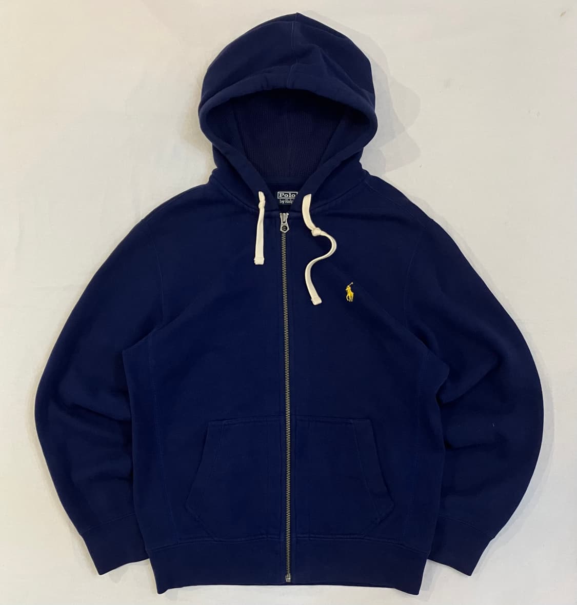 폴로 랄프로렌 와플 써멀 후드집업 네이비 상품이미지1