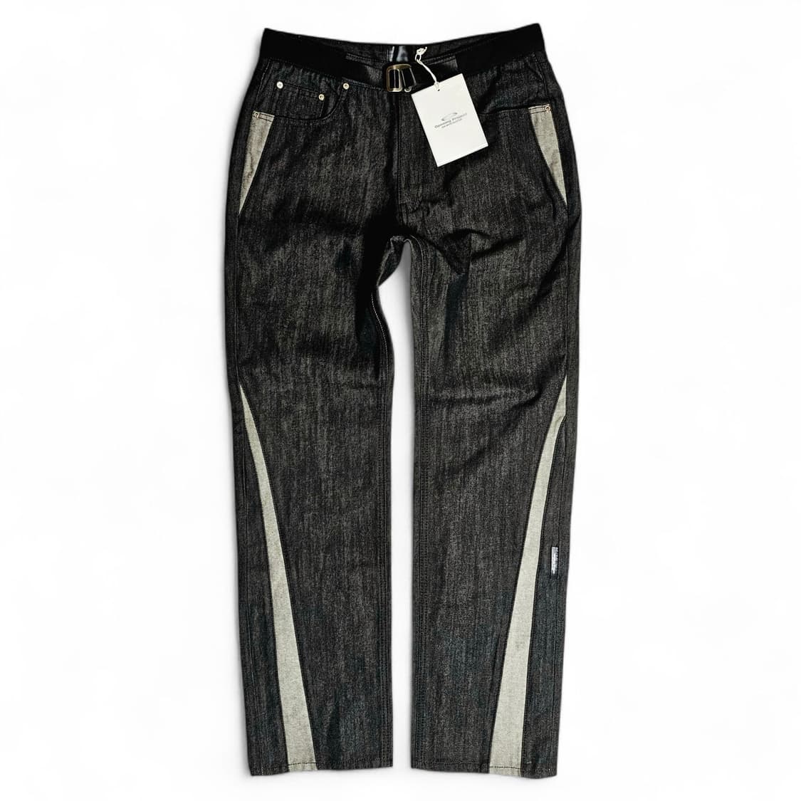 [새상품][32][오프닝프로젝트] 옵티칼 데님 팬츠 블랙 상품이미지1